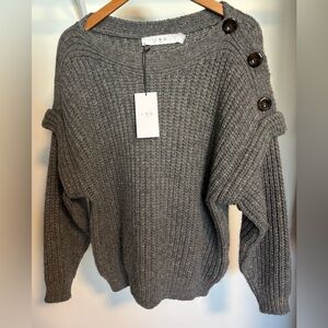 IRO Alice Sweater in Dark Grey Size Small (NWT) Retail $595